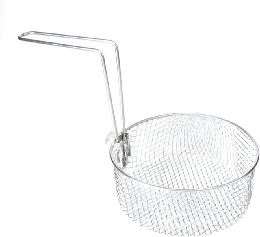 Frituurmand RVS Keukenmand Gaas Koken en Serveren Efficiënte Afvoer 165 x 17 cm Zilver