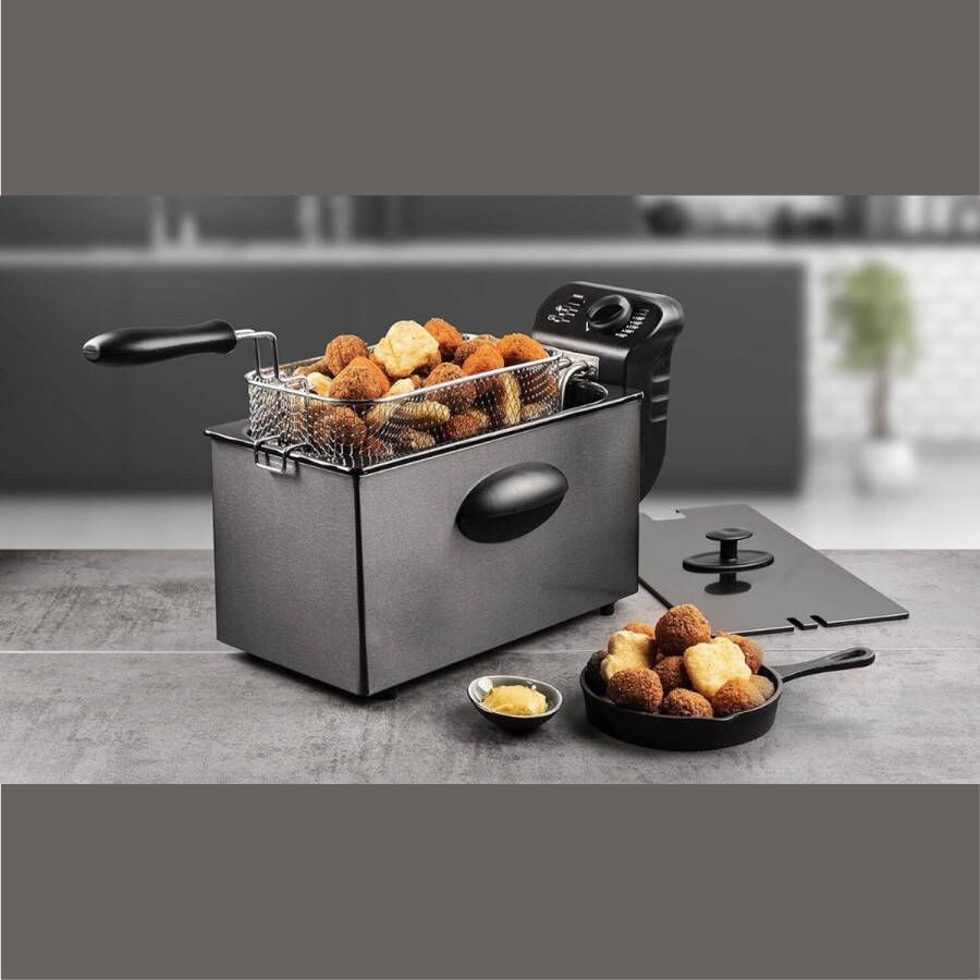 Frituurpan Elektrisch Anthracite