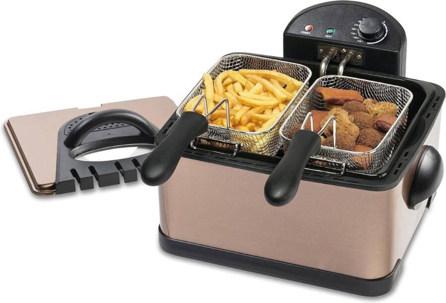 Frituurpan Elektrisch Frituurpan Dubbel Koper