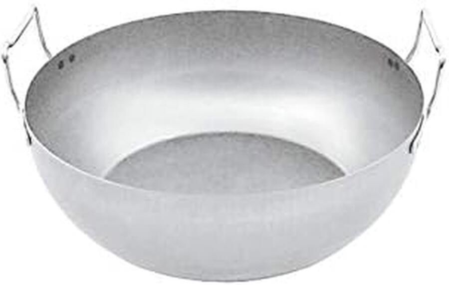 Frituurpan Gietijzer Koekenpan Lekker Bakken Mat Zwart 32 cm Zwart