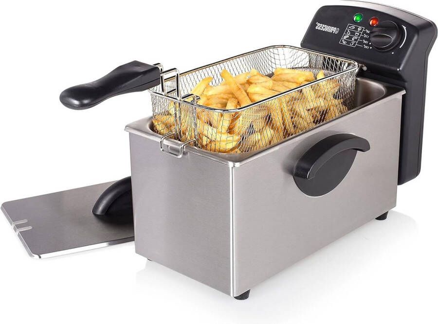 Frituurpan Koude zone Veiligheidsfilter Inhoud 3 liter Familie Castel