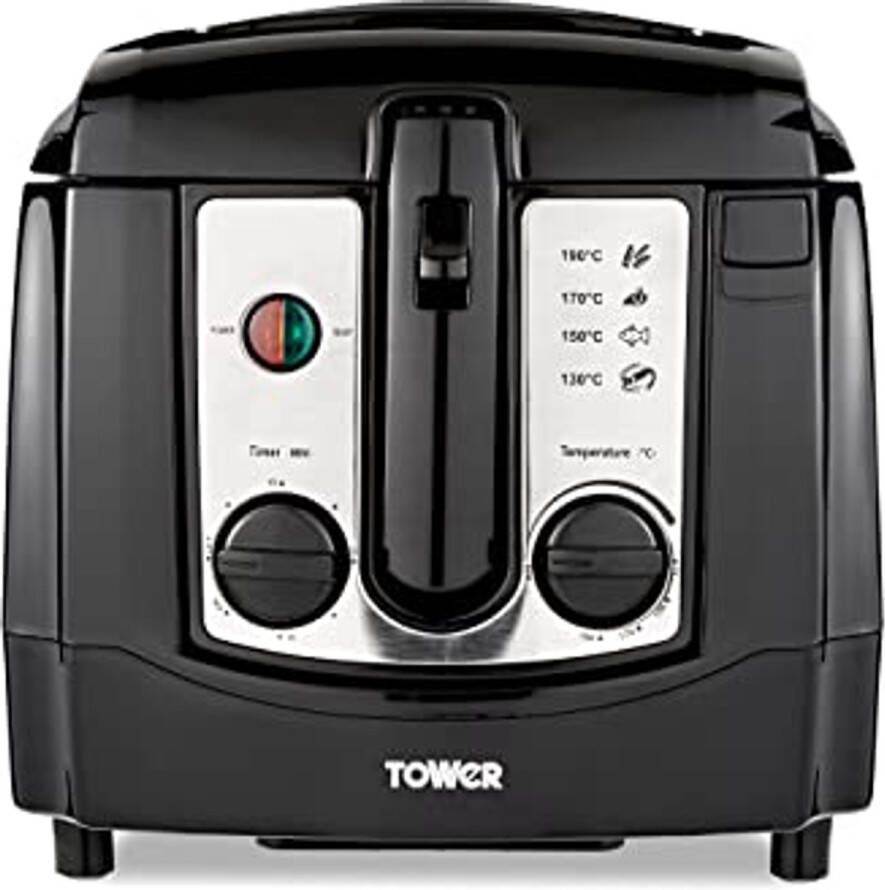 Frituurpan met instelbare thermostaat 3L 2300W zwart