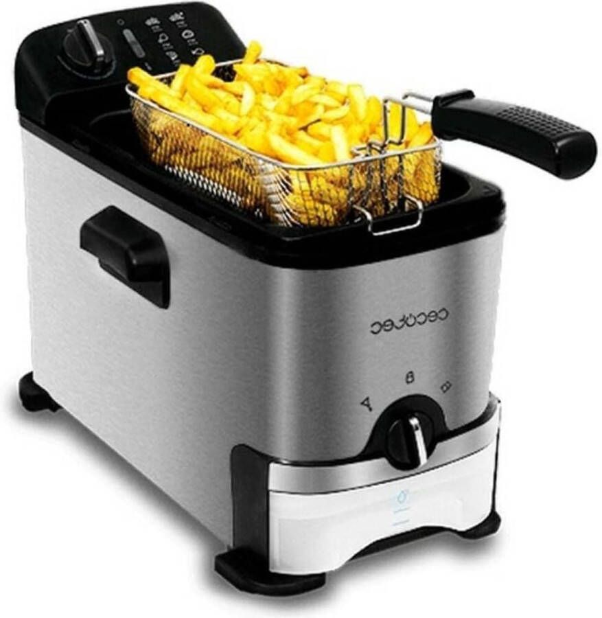 Frituurpan met tank en ProFiltersysteem Vermogen 2000 W inhoud 3 liter vaatwasmachinebestendig