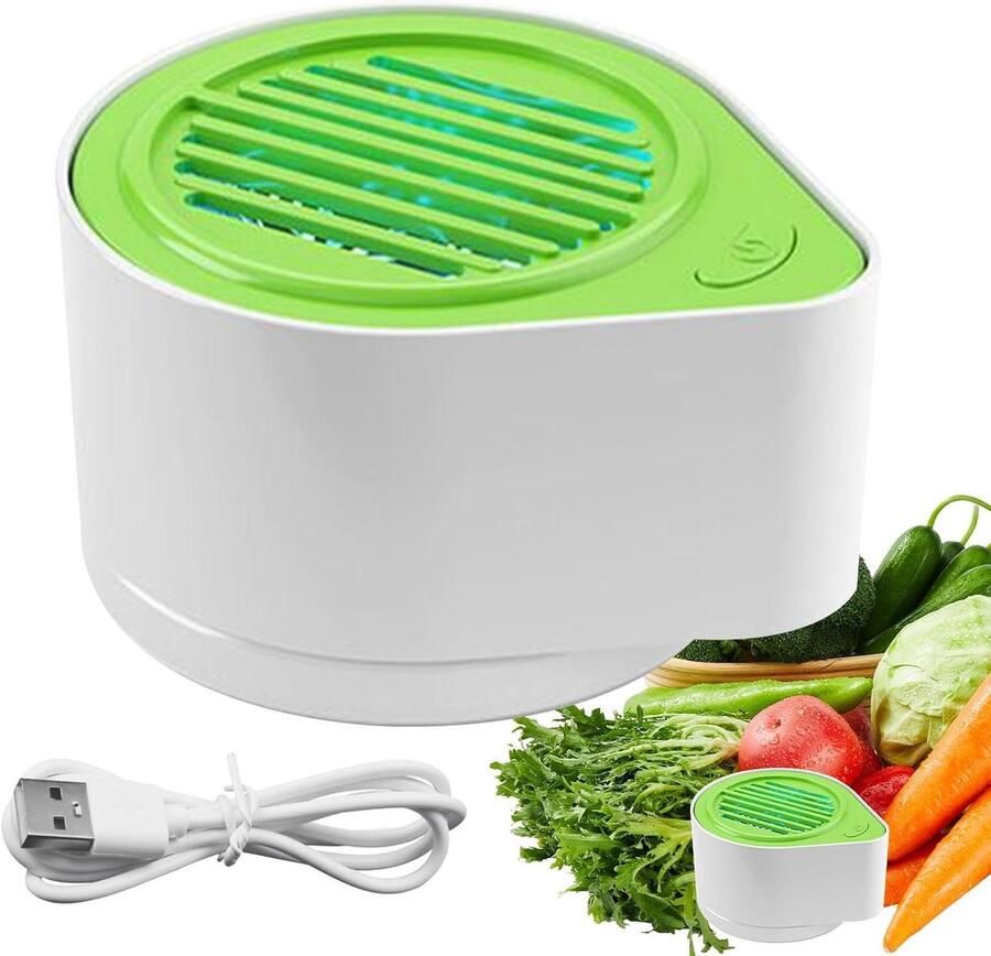 Fruit- en groentewasmachine elektrisch reinigingsapparaat voor verse levensmiddelen draadloze keukenhulp automatisch keukenapparaat voor kersentomaten druiven aardbeien frambozen bessen