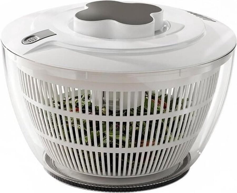 Fruit Reiniger Droger Groente Centrifuge Maaltijd Voorbereiding Veelzijdig Ontwerp 5 Liter Capaciteit Wit