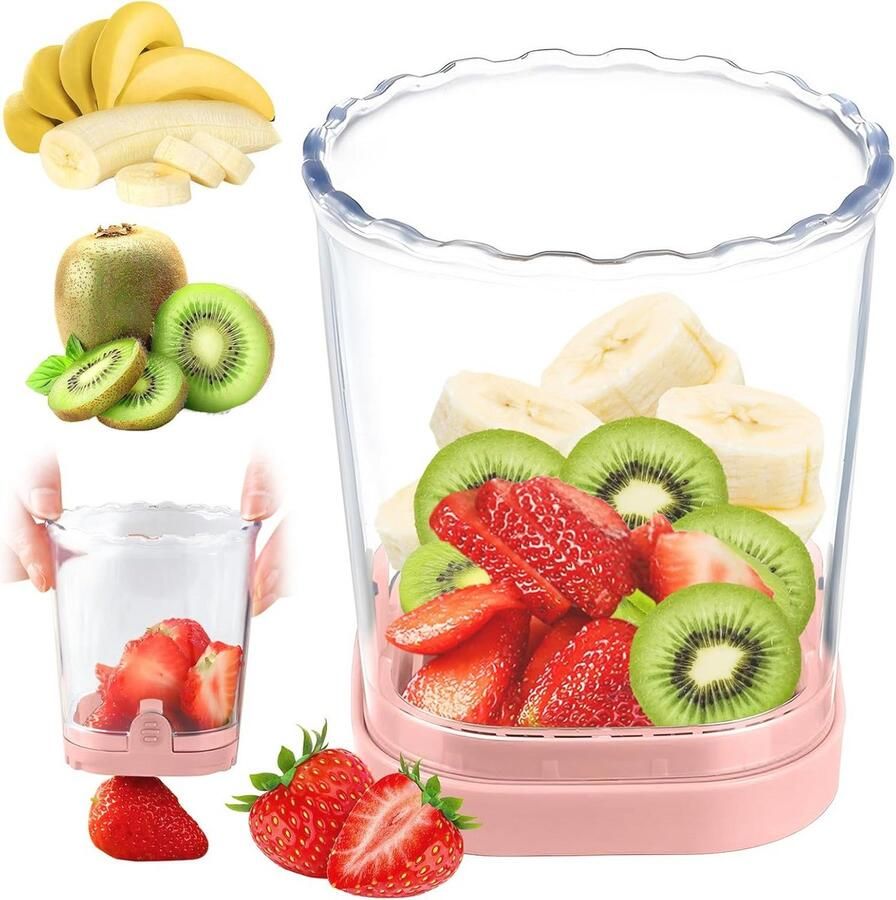 Fruitsnijder en Groentesnijder Innovatieve Snijmachine voor Eenvoudig Snijden van Groenten en Fruit