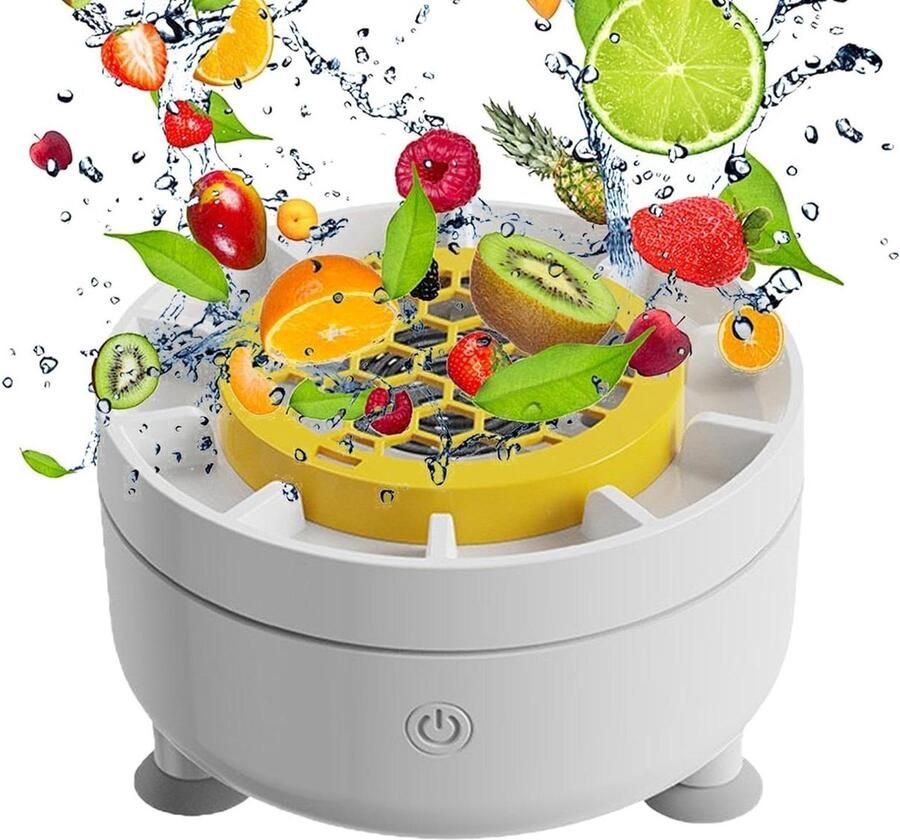 Fruitwasmachine Centrifuge schaal Voedselbereiding Draadloos ontwerp 112 x 58 cm Enkele Attribuut