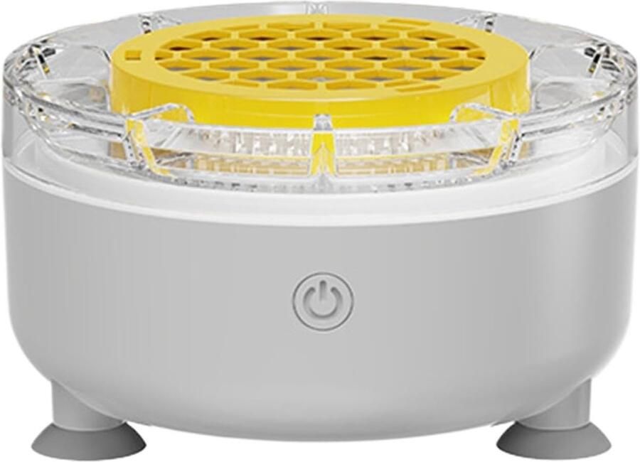 Fruitwringer Kom Draadloze Slacentrifuge Keuken Voorbereiding Roterende Reiniging 4 Liter Capaciteit Wit