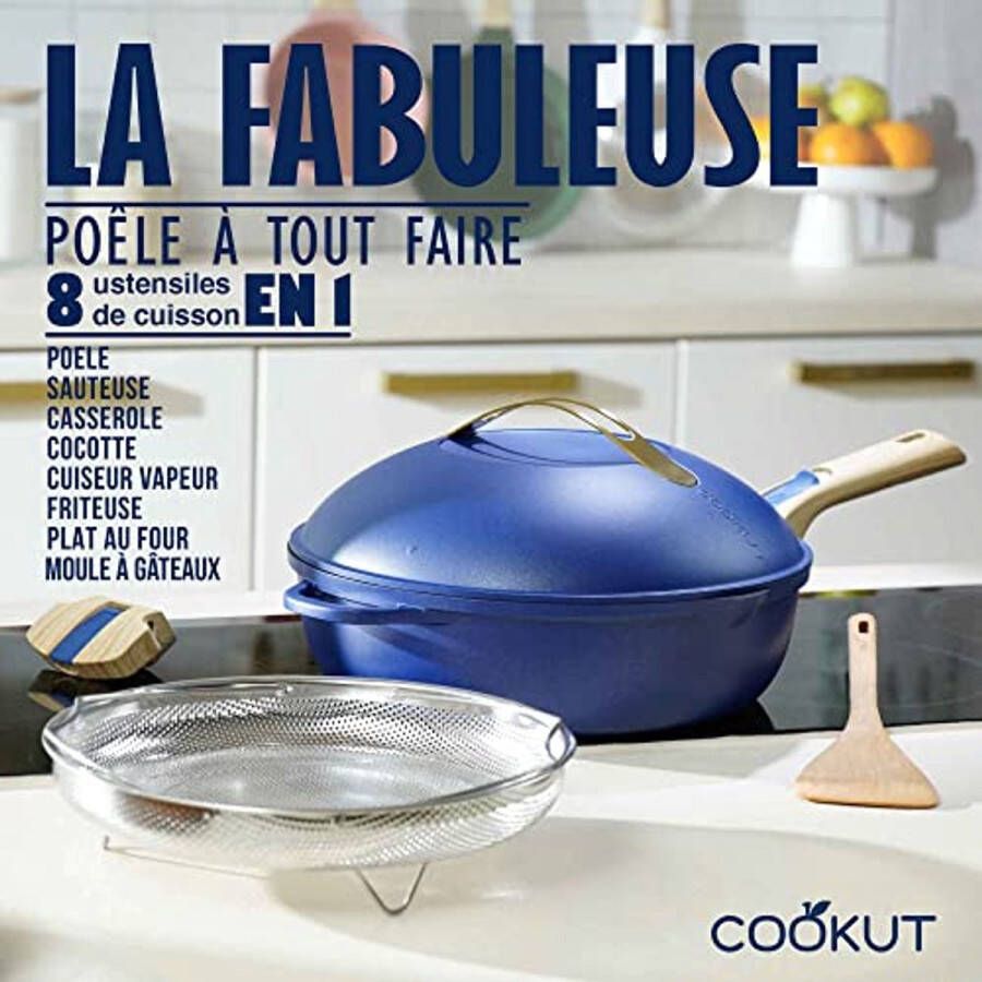 Frying Pan 28 cm Sapphire All-in-One Cooking Solution - Foto 2