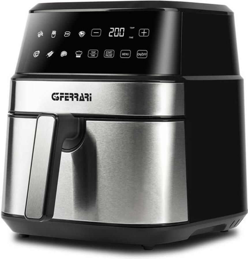 G3 Ferarri G10192 luchtfriteuse 1700 W 6 5 liter 8 programma's digitaal display timer instelbare temperatuur BPA PFOA Safe inclusief receptenboek