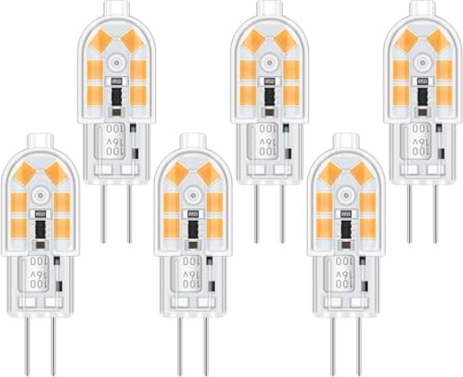G4 12V Warm White LED Lamp 2W Vervangende Spot voor Afzuigkappen en Verlichting