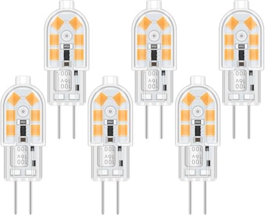 G4 12V Warm White LED Lamp 2W Vervangende Spot voor Afzuigkappen en Verlichting