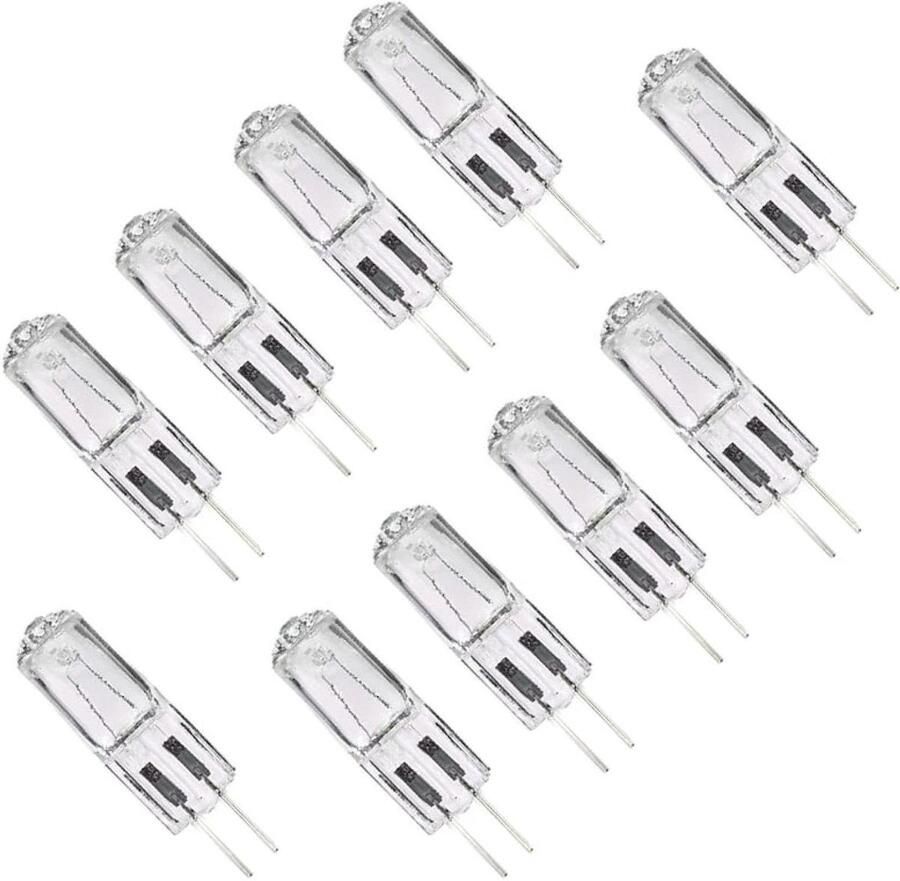 G4 Halogeenlampen Gloeilampen Bi-Pin Huisverlichting Afzuigkap Dimbaar Warm Wit 10 Stuks Helder