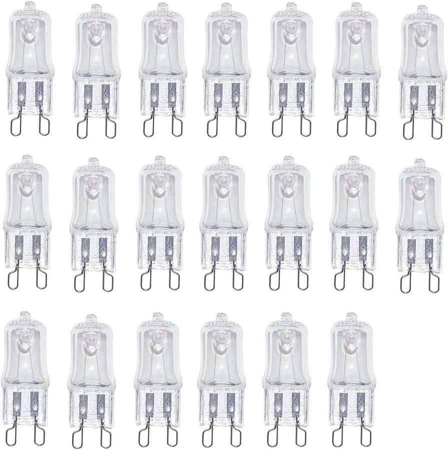 G9 Halogeen Lampen Oven Lampjes Hittebestendig Verlichten 300°C Hittebestendig 28W 370 Lumen Warm Wit