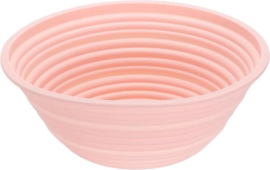 Gaarmand voor brood Broodmand Rijsmand Brood bakken Antiaanbaklaag 28 cm Lichtroze
