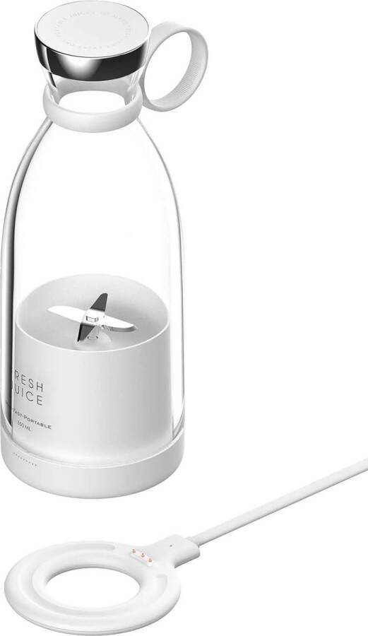 Gadgetly Oplaadbare Blender To Go Draagbare Blender Shakebeker Met Mixer Shaker Shake Beker Shakes Mini Blender Smootie Maker Smoothie Mixer Portable Draadloos