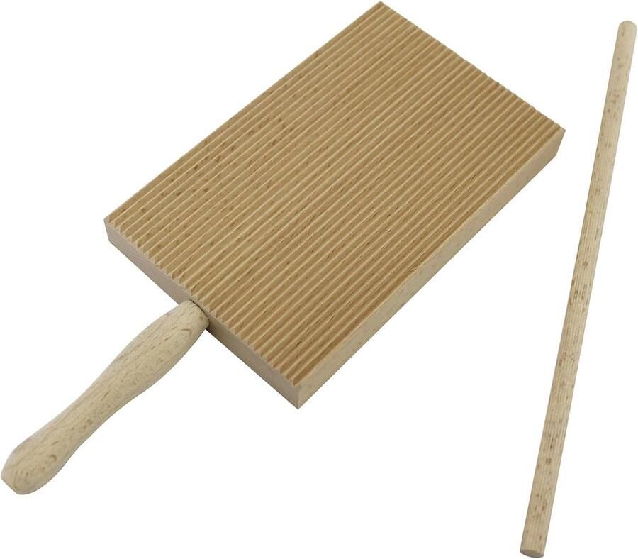 Garganelli Gereedschap Pastamaker Hout Verse Pasta Maken Handmatig Eenvoudig 33x50 cm 1.2 cm Bruin