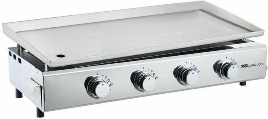 Gas barbecue Grillplaat Buiten koken XXL kookoppervlak 84 x 34 cm RVS