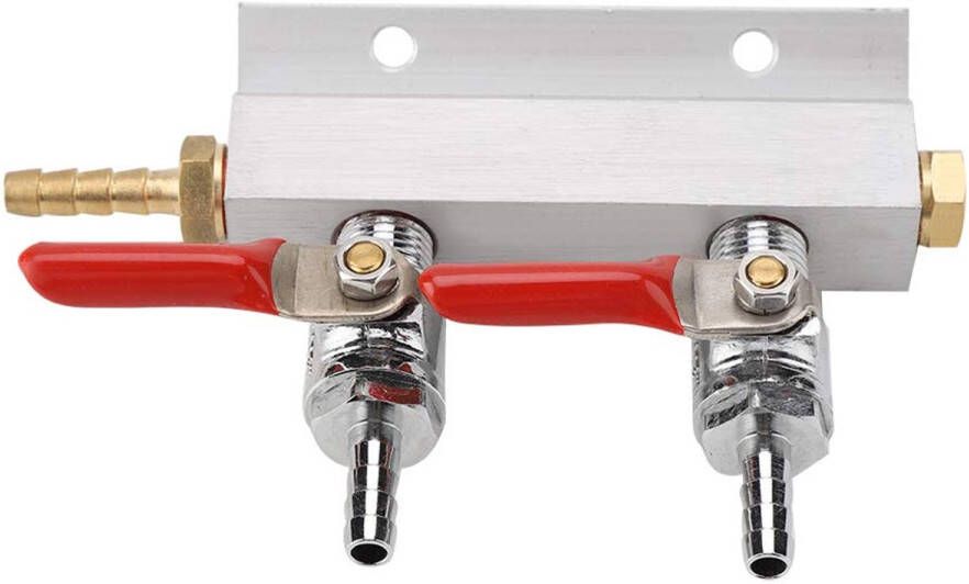 Gas manifold CO2 gas distributor 5 16'' Muti-way Home Co2 Air Gas Manifold Distribution Splitter Beer 2 Way