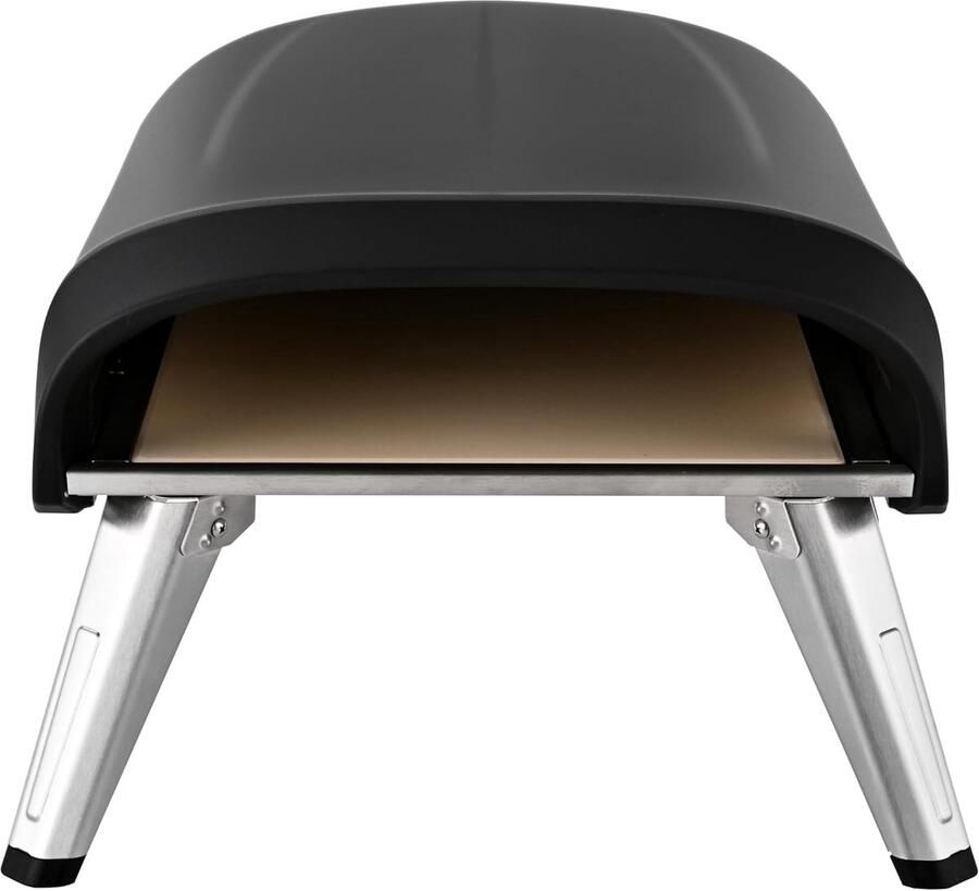 Gas Pizzaoven Buitenoven Pizza Bakken Snelle Verwarmtijd 65 x 39 cm Zwart