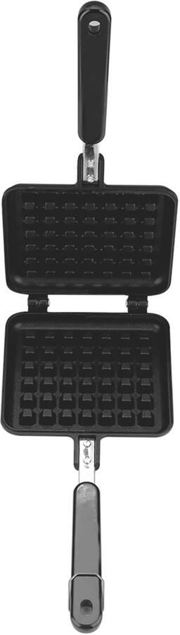 Gas-wafelijzer voor het huishouden keuken aluminium fornuis Belgische wafelperplaat dubbelzijdig hartvormige wafelbakvorm traditionele wafelijzer