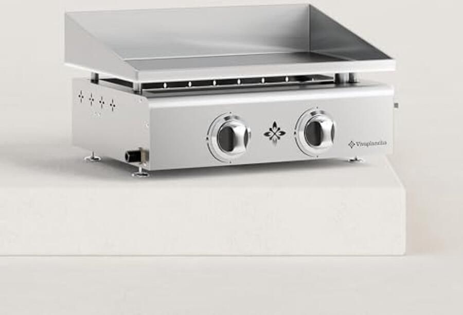 Gasbarbecue met Roestvrijstalen Grillplaat en Eenvoudige Reiniging 5 kW