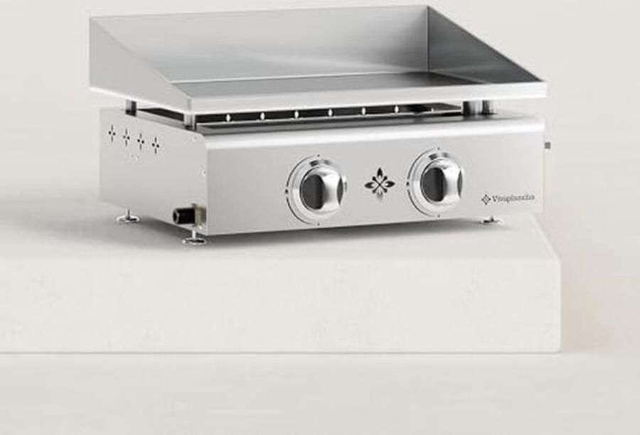 Gasbarbecue met Roestvrijstalen Grillplaat en Eenvoudige Reiniging 5 kW