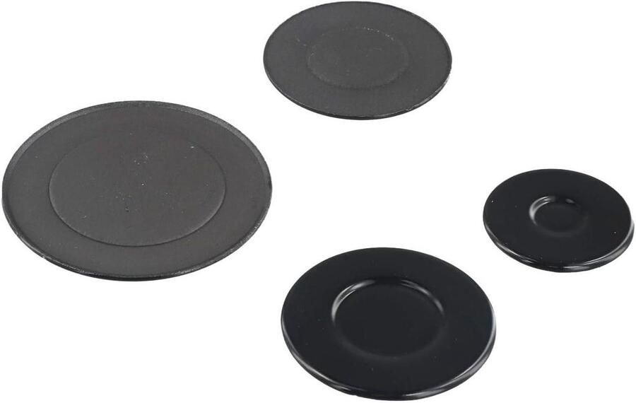 Gasbrander Covers Fornuis Covers Efficiënt Koken Verdikt Ijzer Aluminium 55 75 100 mm Zwart
