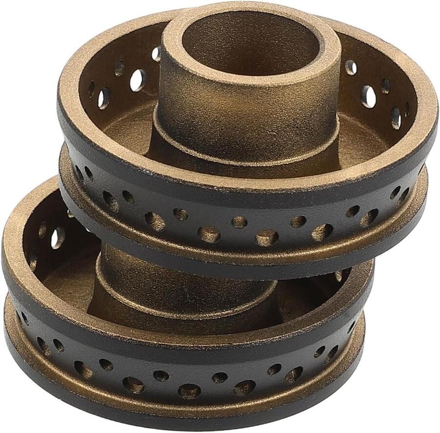 Gasbrander Deksel Kookplaat Accessoires Efficiënt Koken Geoptimaliseerde Vlamregeling 4.2CM Diameter Zwart