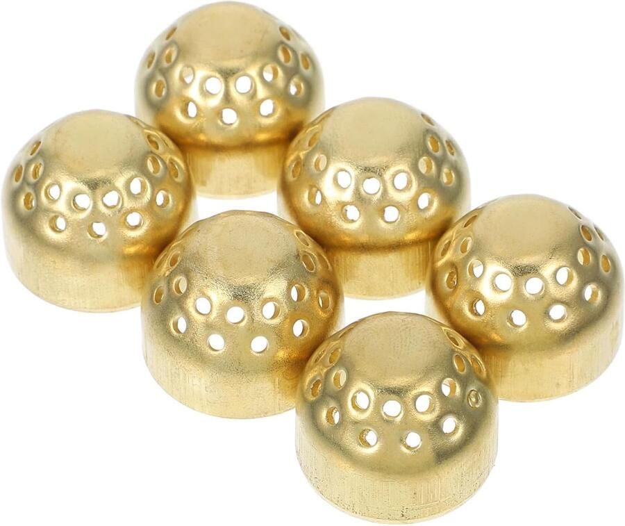 Gasfornuis Accessoires Brander Deksel Optimaliseer Koken Verbeterde Vlamverdeling 23 x 23 x 18 cm Gouden