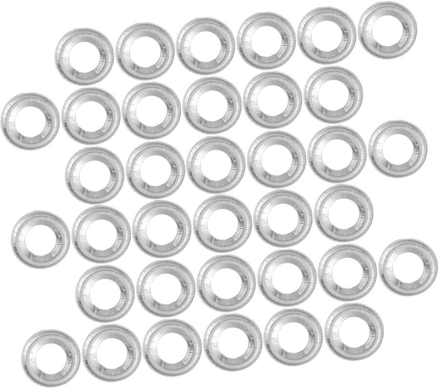 Gasfornuis Beschermers Fornuis Bekleding Keuken Schoonhouden Oliebestendig Materiaal 23x23cm Zilverkleurig