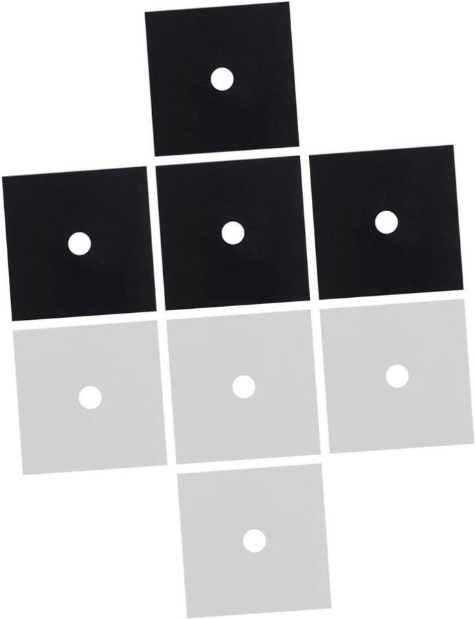 Gasfornuis Beschermers Fornuishoezen Reiniging Keuken Schoonhouden Antiaanbaklaag 27x27CM Kleuren