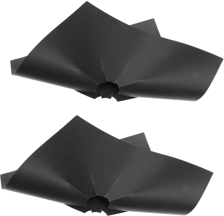 Gasfornuis Beschermers Kookplaat Covers Keuken Schoonhouden Antiaanbaklaag 27 x 27 cm Zwart