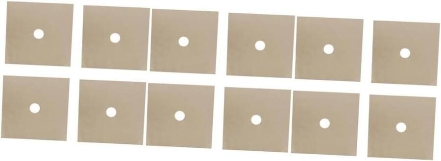 Gasfornuis Beschermers Kookplaat Voeringen Keuken Schoonhouden Antiaanbaklaag 27 x 27 cm Beige