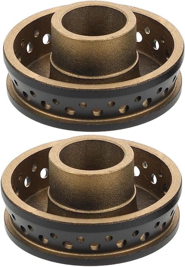 Gasfornuis Branderafdekking Vlamverdeler Kookplaat Precisie Vlamregeling Ingebouwd Ontwerp 4.2 x 4.2 cm Zwart