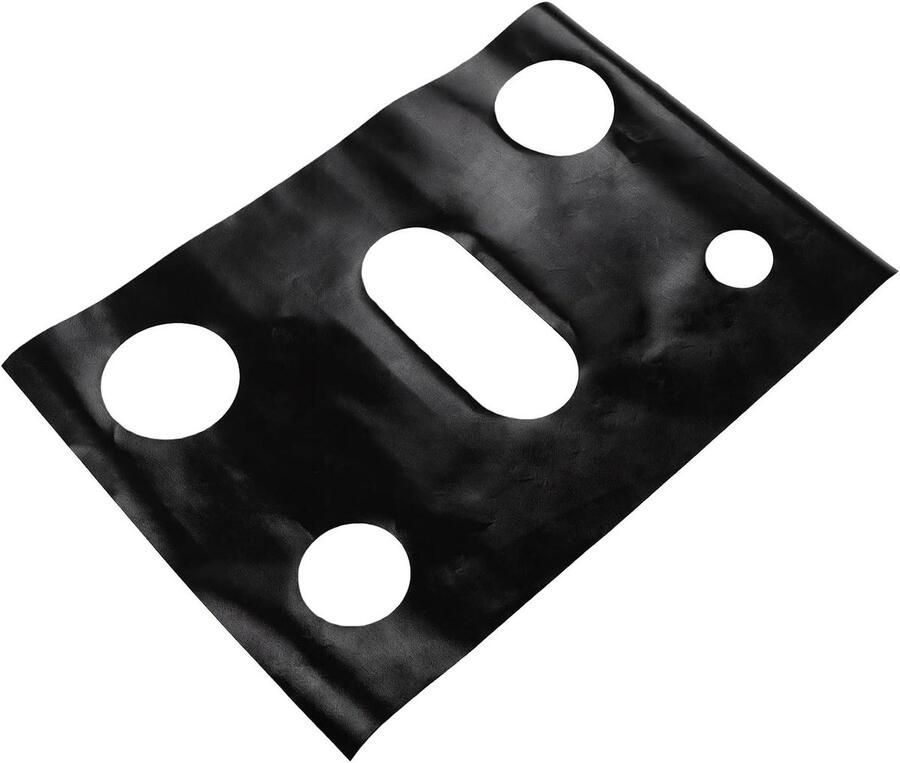 Gasfornuis Beschermers Kookplaat Mat Keuken Schoonhouden Hittebestendig Glasvezel 62 x 41 cm Zwart