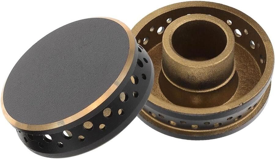 Gasfornuis Branderkappen Kookplaat Covers Warmte Verdeling Ingebouwd Ontwerp 4.2 cm Zwart