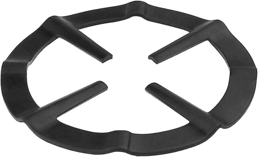 Gasfornuis Houder Wokring Standaard Stabiel Koken Gietijzer Hittebestendig Diameter 11 cm Zwart
