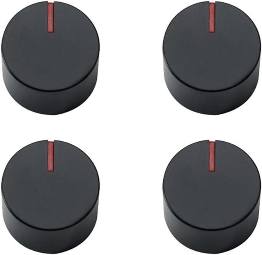 Gasfornuis Knop Oven Schakelaar Koken Instellen Krasbestendig Oppervlak 6mm 8mm Zwart