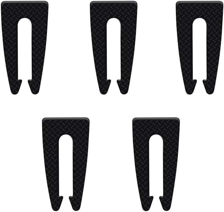 Gasfornuis Knop Sloten 5 Pack Draagbare Kind Proofing Oven Knop Lock Keuken Oven Knop Protector voor Thuis Restaurant School (zwart)