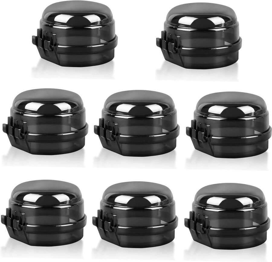 Gasfornuis Knop Sloten 8 Stks Kachel Knop Veiligheid Covers Oven Lock Kind Veiligheid Kindveilige Covers voor Knoppen Sloten Gas voor Branders
