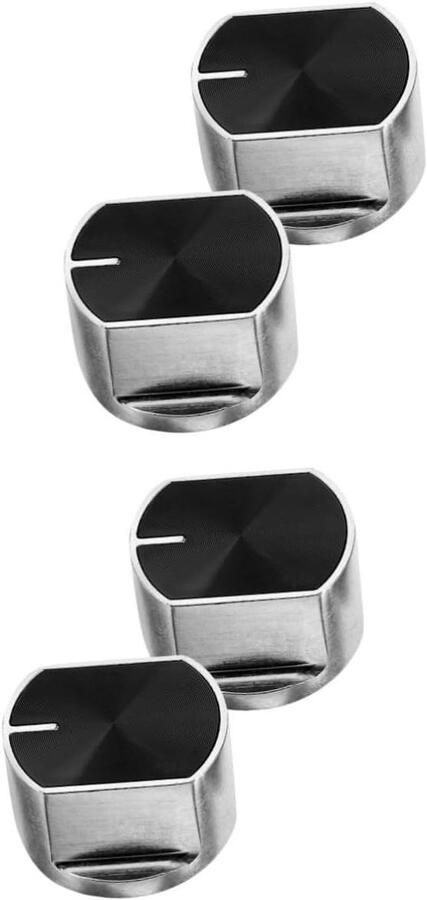 Gasfornuis Knoppen Draaiknoppen Oven Koken Zinklegering 3.5 cm Zwart
