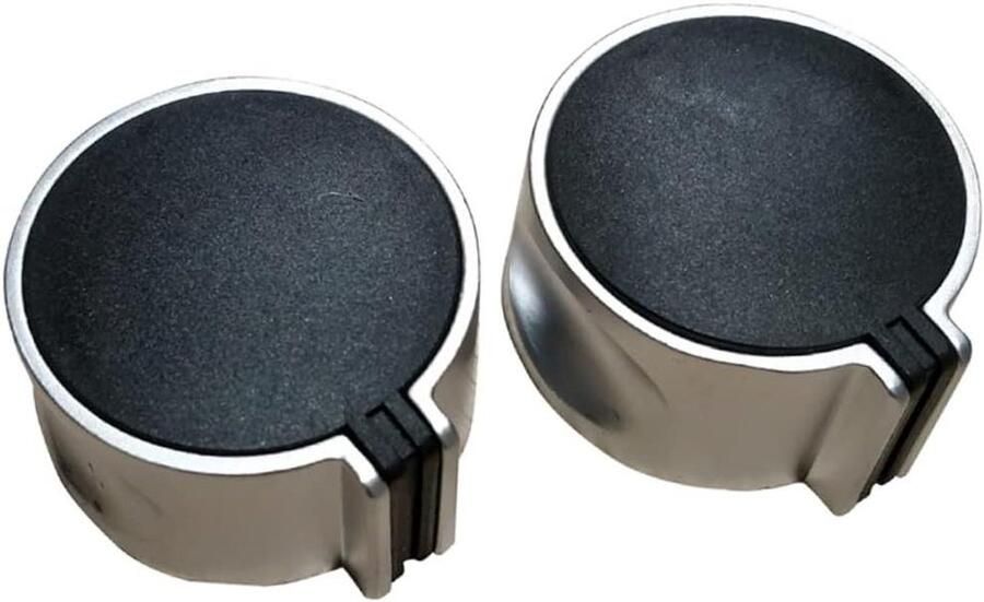 Gasfornuis Knoppen Kookplaat Schakelaars Huishoudelijk Koken Zinklegering Materiaal 3.5 x 3.5 x 2 cm Zilverkleurig