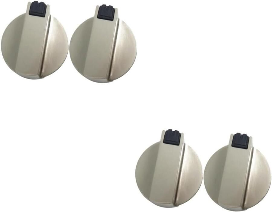 Gasfornuis Knoppen Oven Schakelaar Koken Universele Diameter 8 mm Zilver
