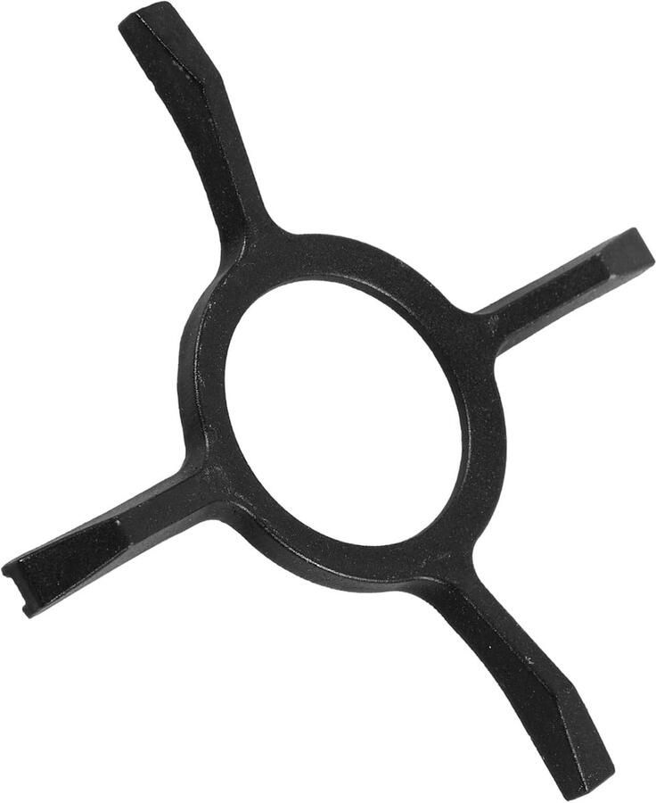 Gasfornuis Panhouder Wokrek Keuken Koken met Wok Stabiele Constructie 19.7 x 19.7 cm Zwart