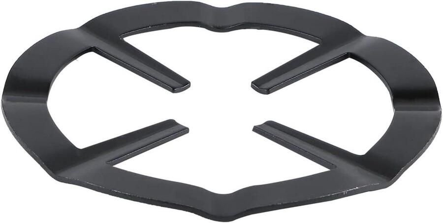 Gasfornuis Ring Hitteverdeler Wok Koken Stabiliseren Universele Pasvorm 13.2 cm Zwart