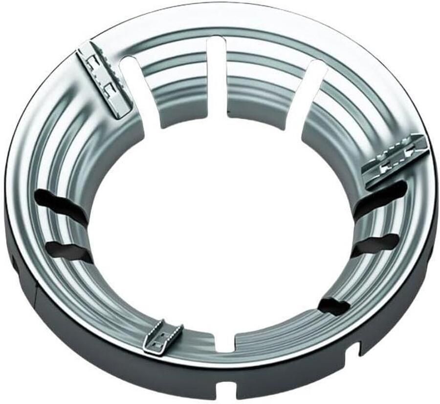 Gasfornuis Ring Potstandaard Veilig Koken Energiebesparend 30 x 30 cm Zwart