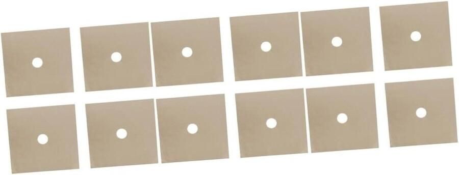 Gasfornuis Spatscherm Kookplaat Beschermer Keuken Schoonhouden Antiaanbaklaag 27 x 27 cm Beige