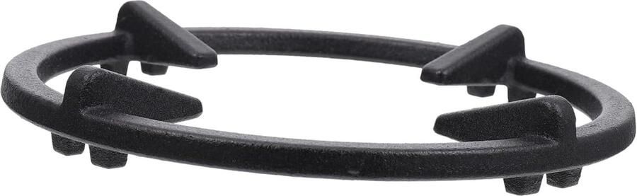 Gasfornuis Steunbeugel Kookpan Rack Stabiel Koken Antislip Gietijzer 18x18x2.5cm Zwart