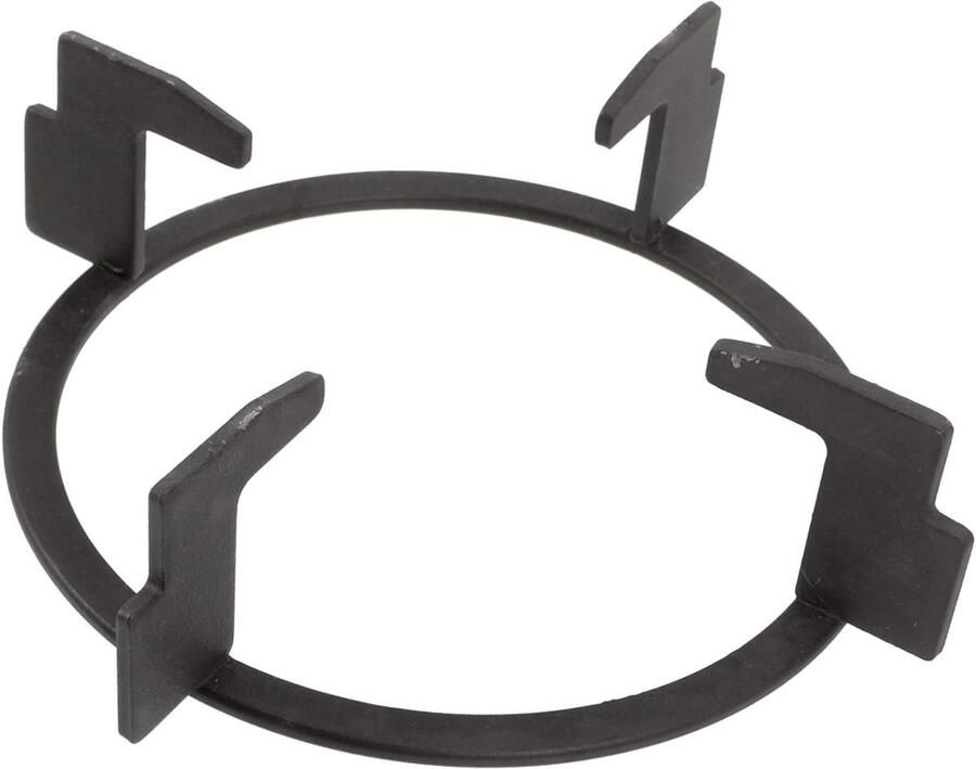 Gasfornuis Wokring Panhouder Brander Koken Stabiliseren Verdikt Gietijzer 25 cm Zwart